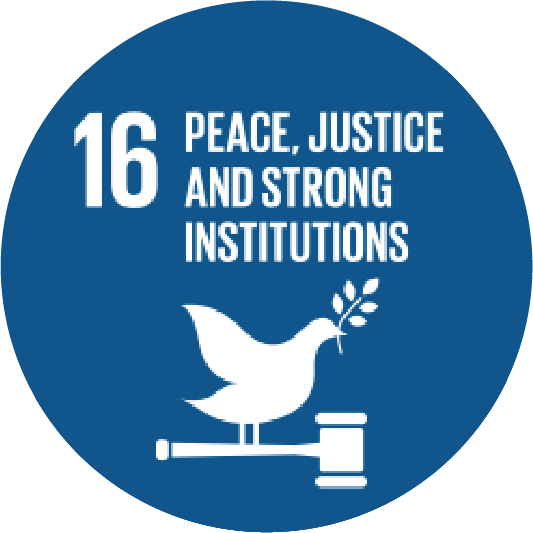 SDG 16 - Peace, Justice & Strong Institutions